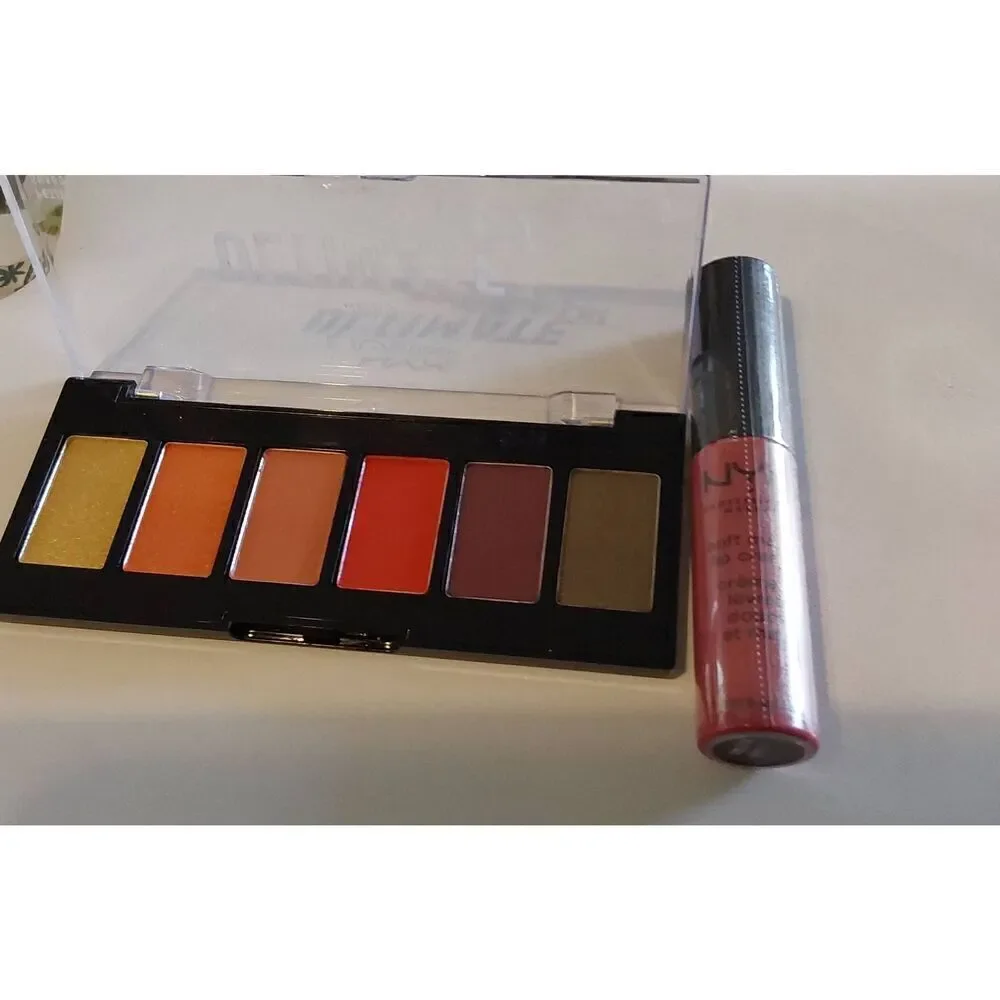 NEW~NYX Professional Makeup Ultimate Edit Eye Palette & Lip Gloss Duo